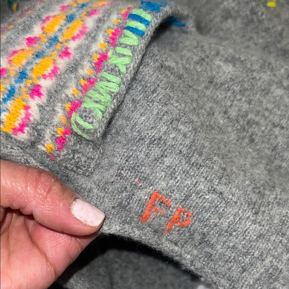 Free People Sweater 🐣🐰with Multicolor Accents - Picture 10 of 10